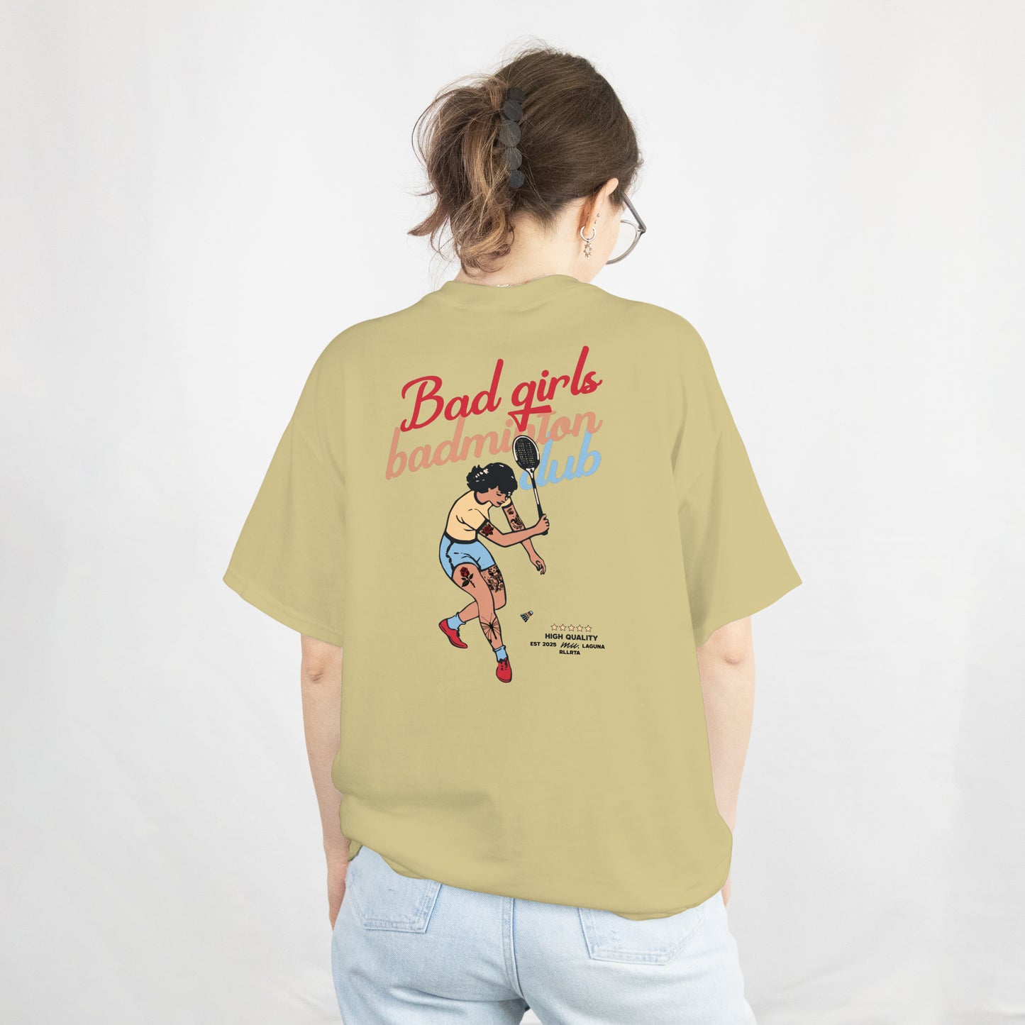 Bad Girls Badminton Club(Khaki)