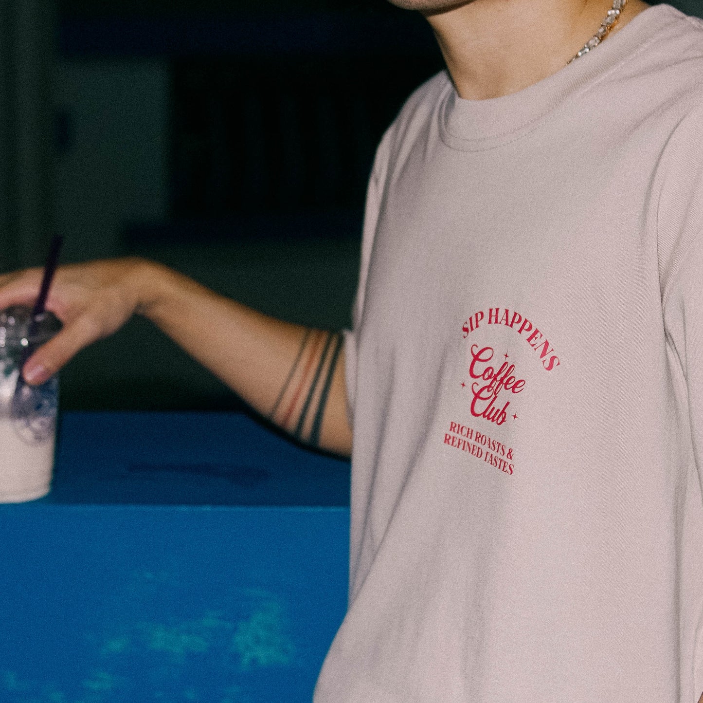 Sip Happens Coffee Club(Beige)