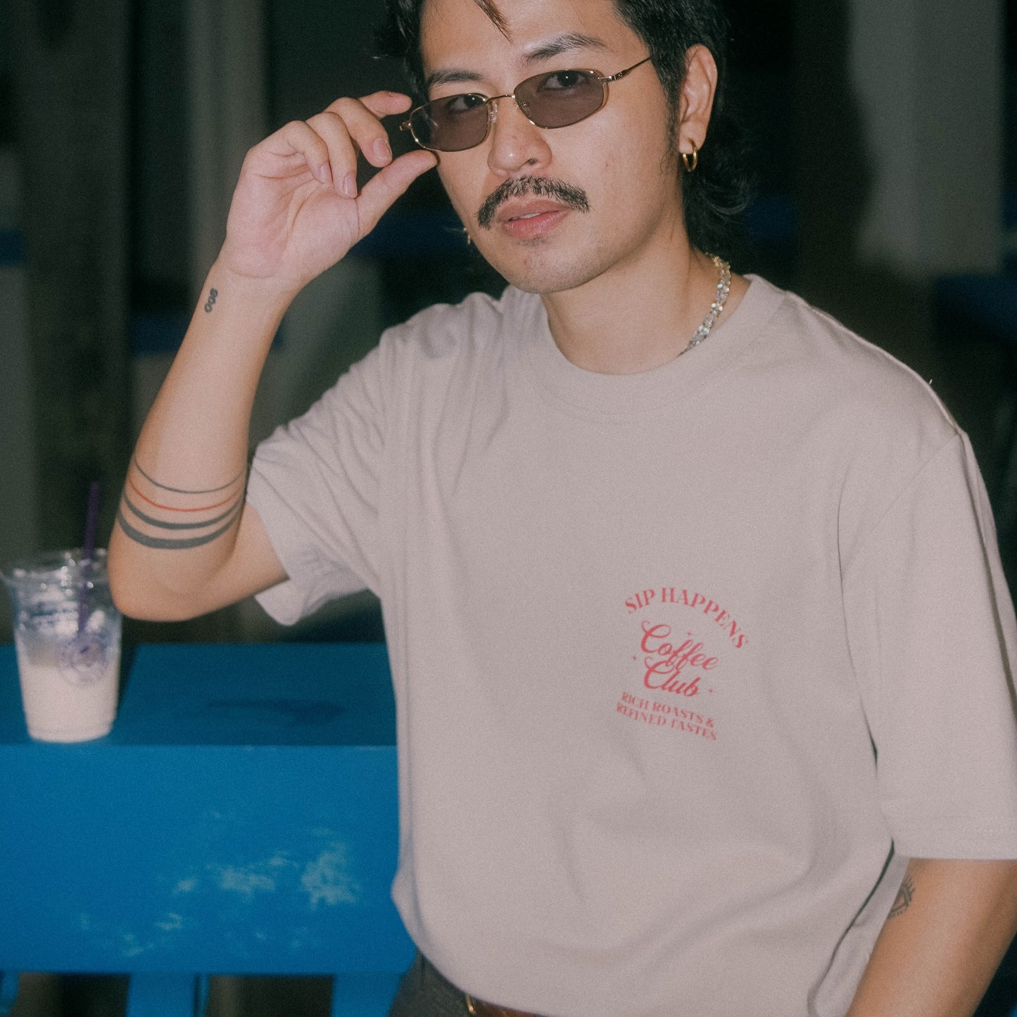 Sip Happens Coffee Club(Beige)