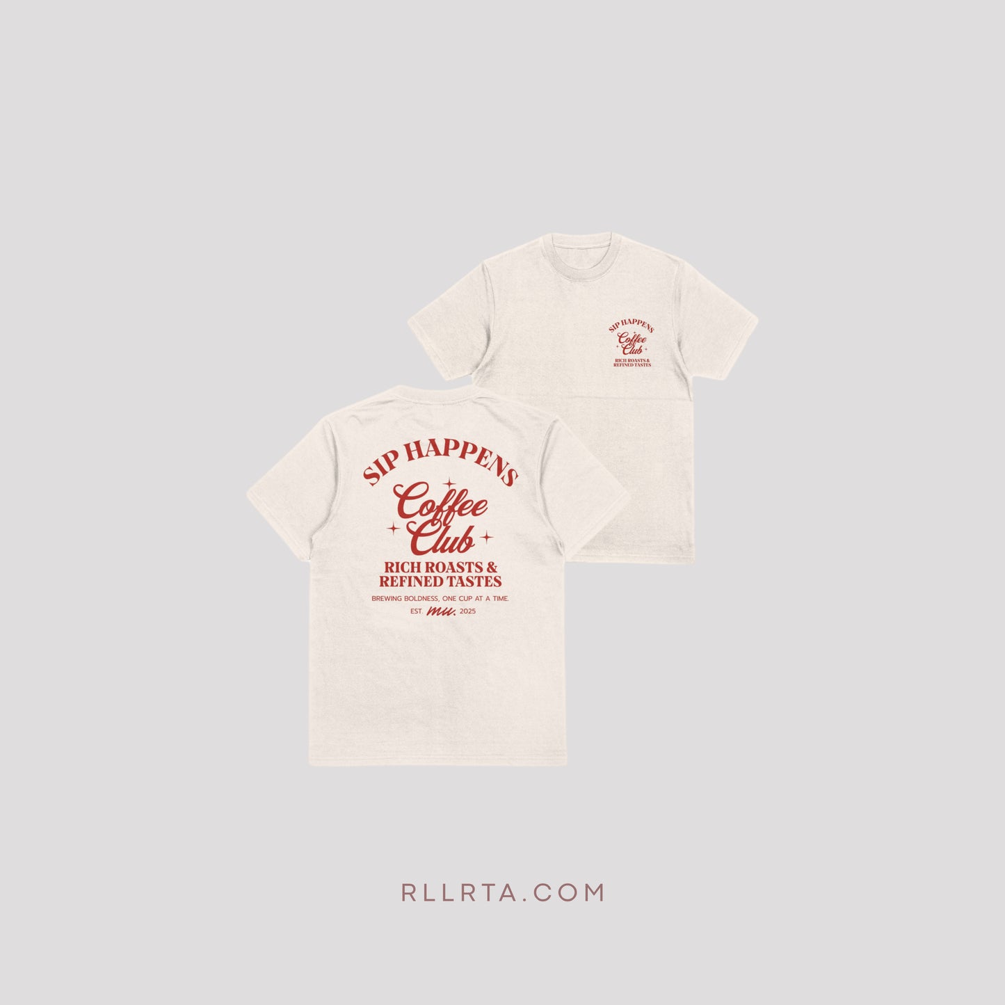 Sip Happens Coffee Club(Beige)