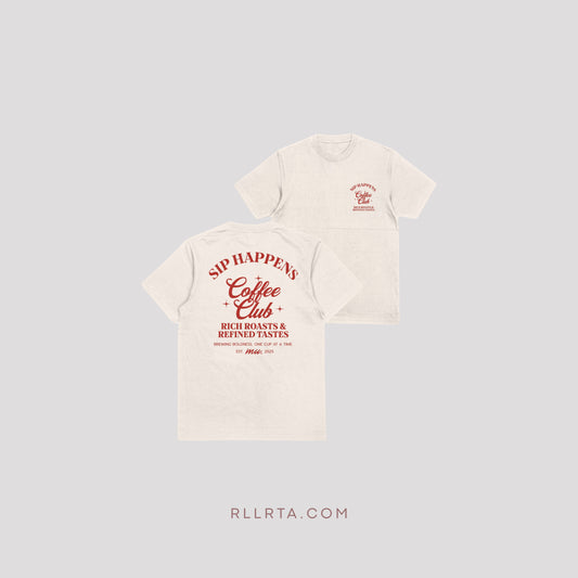 Sip Happens Coffee Club(Beige)