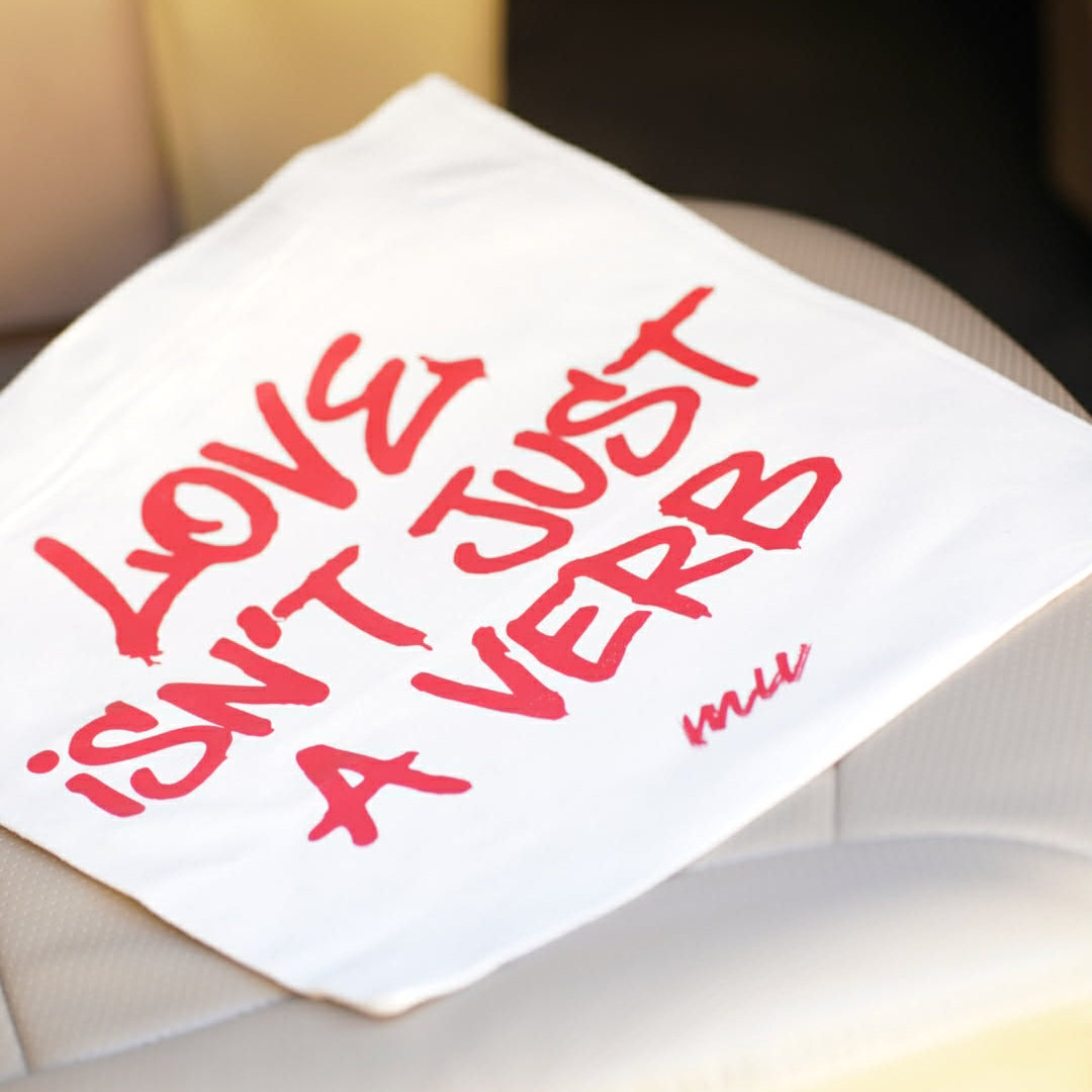 Canvas Tote Love isn't just a Verb